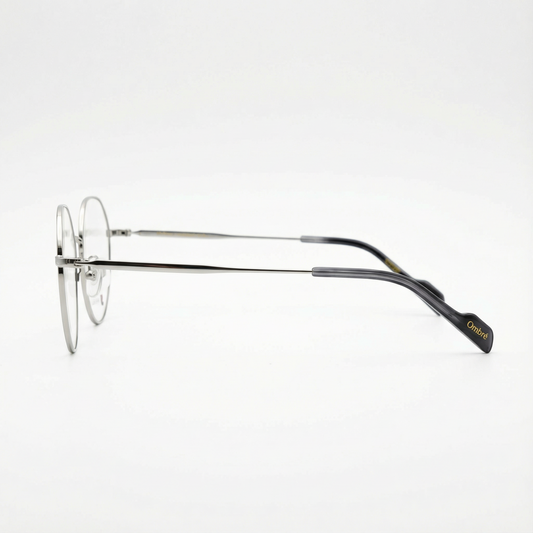 Ombre 100% Titanium Ultra-Light Round Optical Eyeglasses – Premium Metal Frame