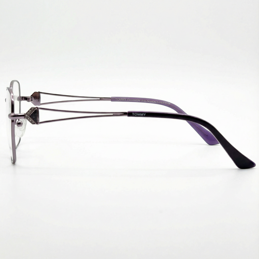 TOMMY FASHION Elegant Gold Optical Eyeglasses