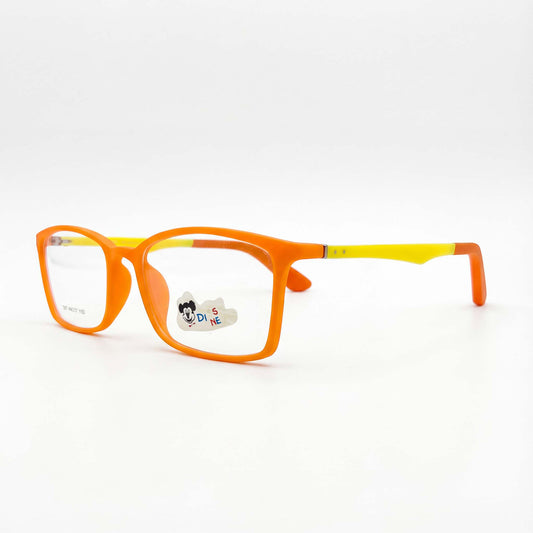 Disney Kids Optical Frame – Lightweight Flex Fit (Orange/Yellow)