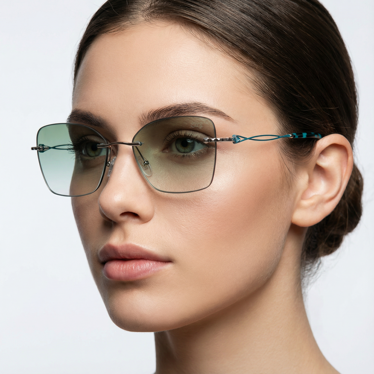 Diroma Auralis Teal | Contemporary Luxury Eyewear