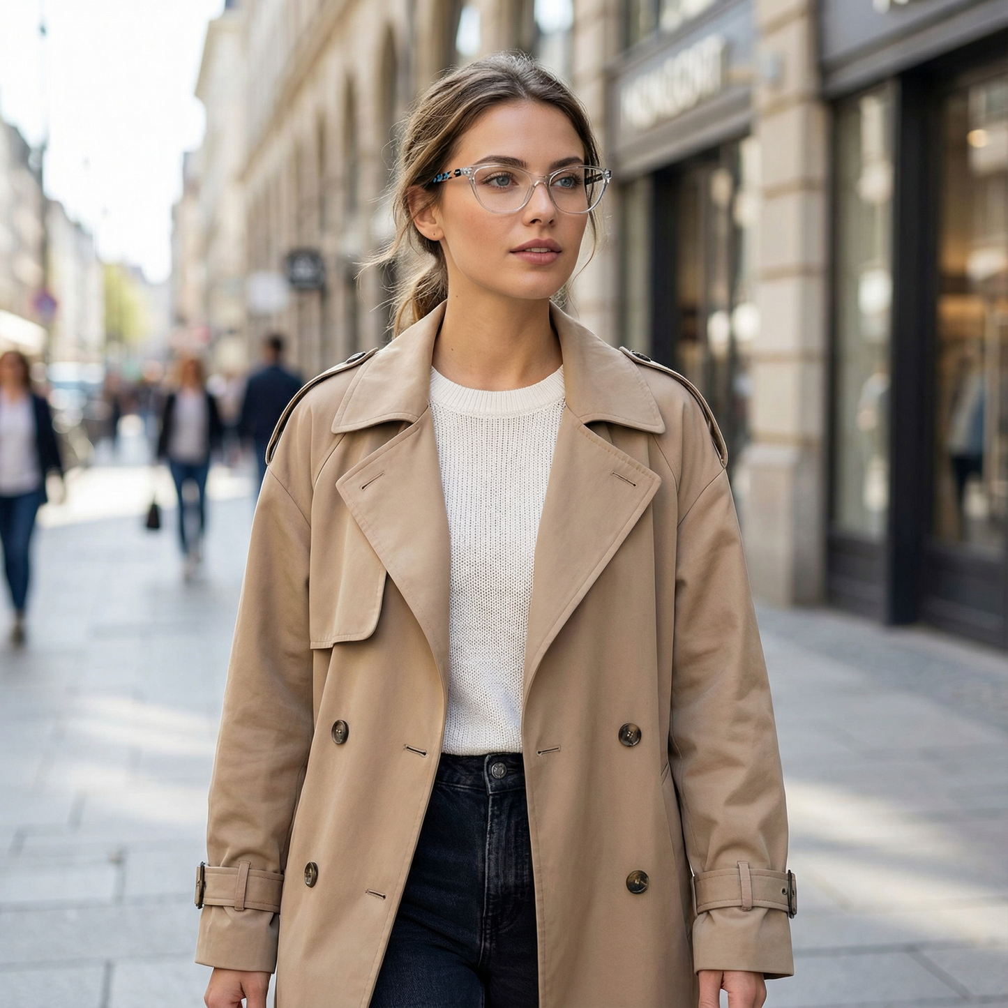 Massimo Lúcent Aura – Crystal Cat-Eye Optical Frame