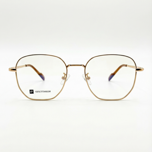 Ombre Valenor | A refined titanium silhouette defined by warmth, balance, and quiet confidence.