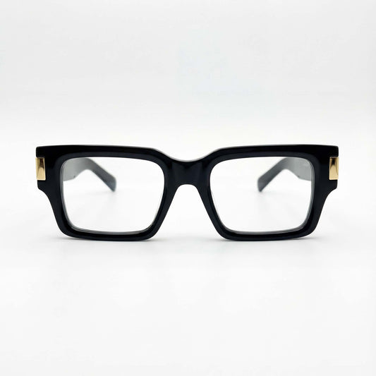 Noir Luxe Bold Square Optical Frame